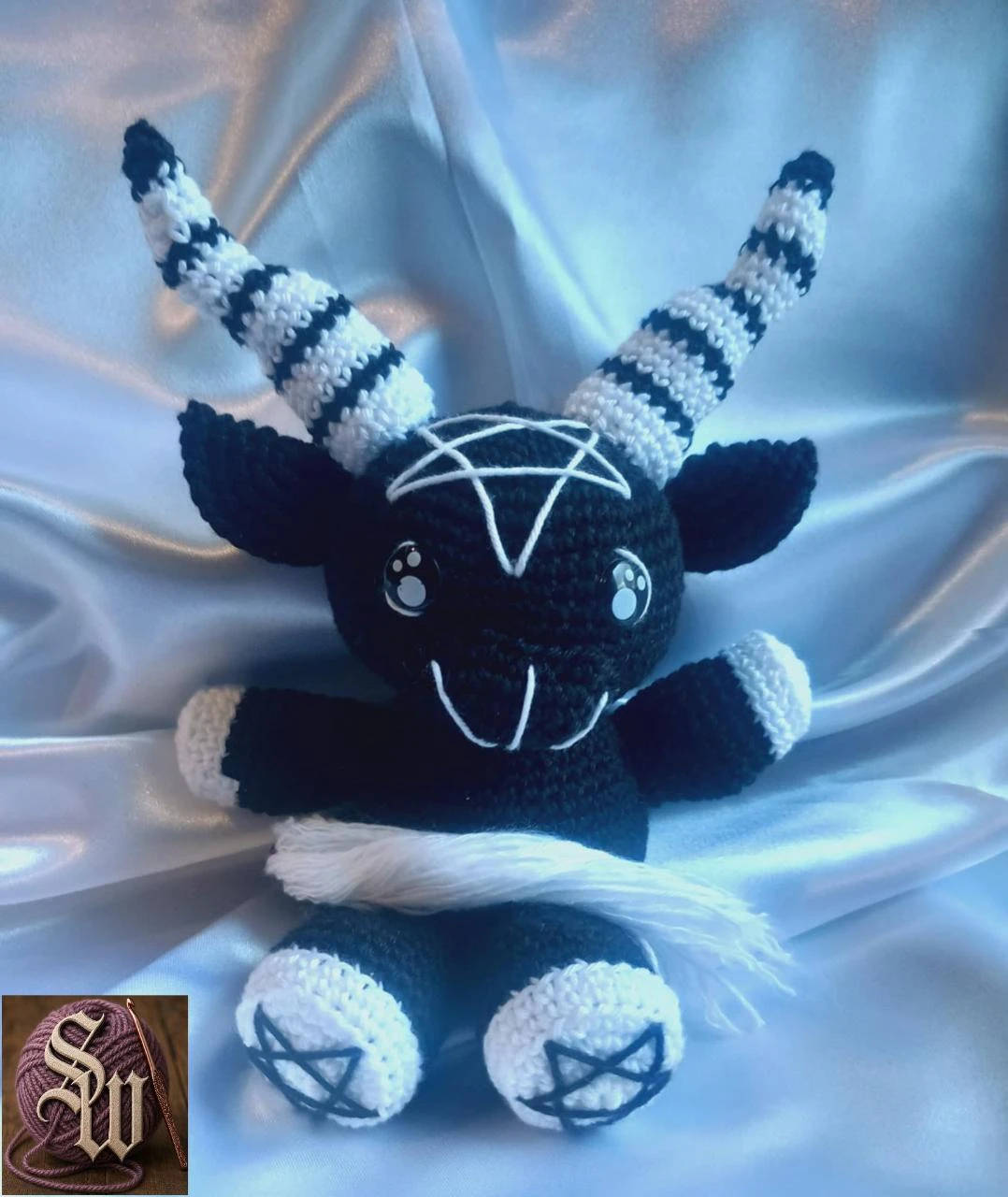 Baphomet Noir & Blanc
